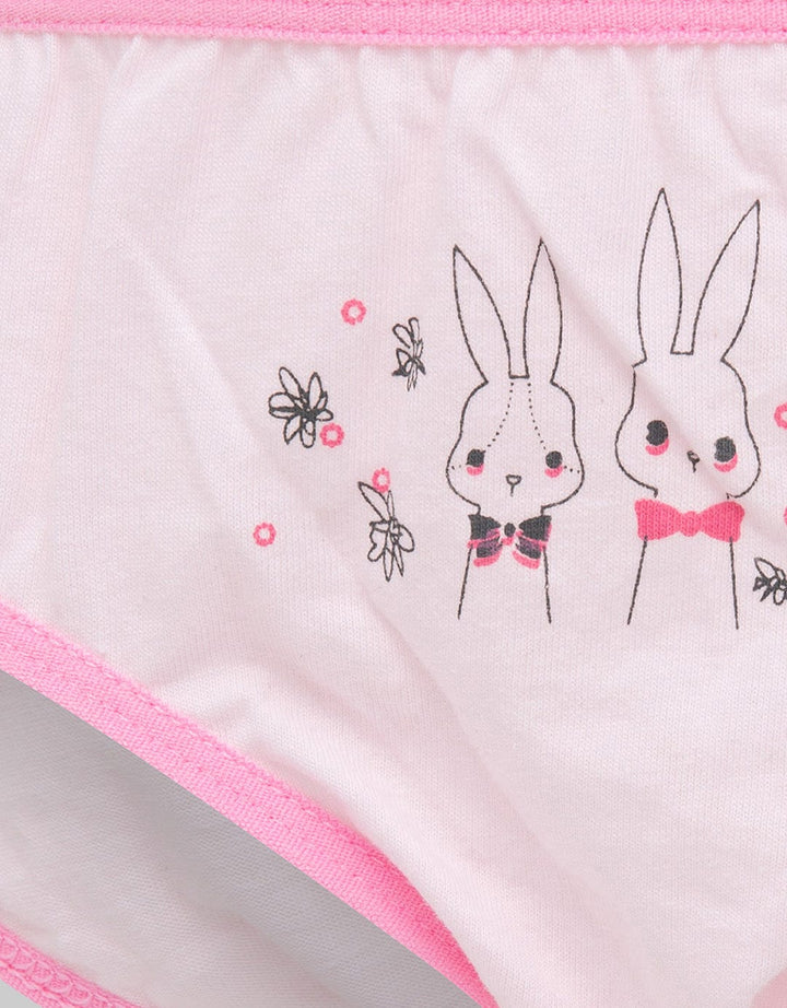 Kidz Too Brief Pack 3 Underwear Girls Bunny Flower