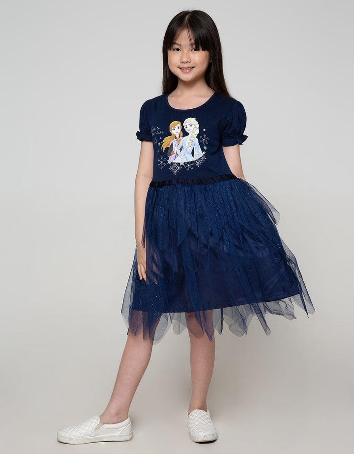 Disney Frozen Magical Season Short Sleeve Midi Dress