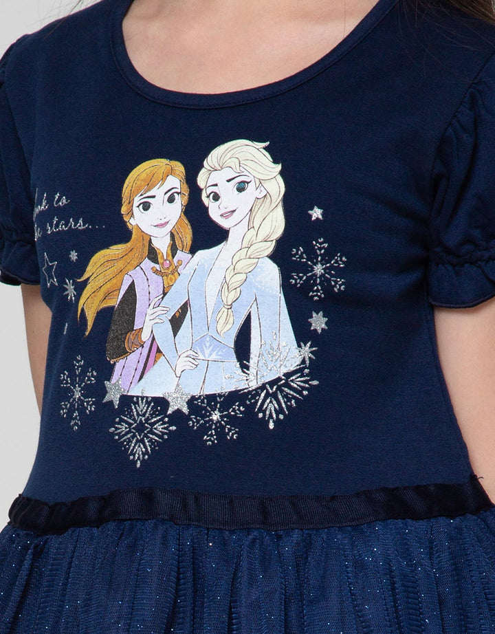 Disney Frozen Magical Season Short Sleeve Midi Dress