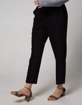 Connexion Ankle Pants With Middle Half Elastic