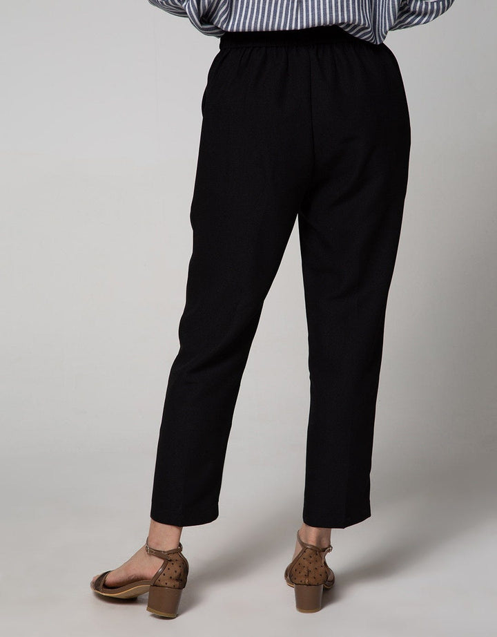 Connexion Ankle Pants With Middle Half Elastic