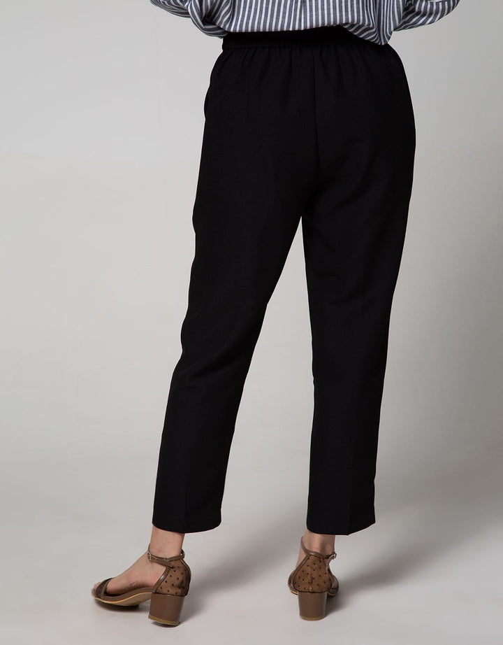 Connexion Ankle Pants With Middle Half Elastic