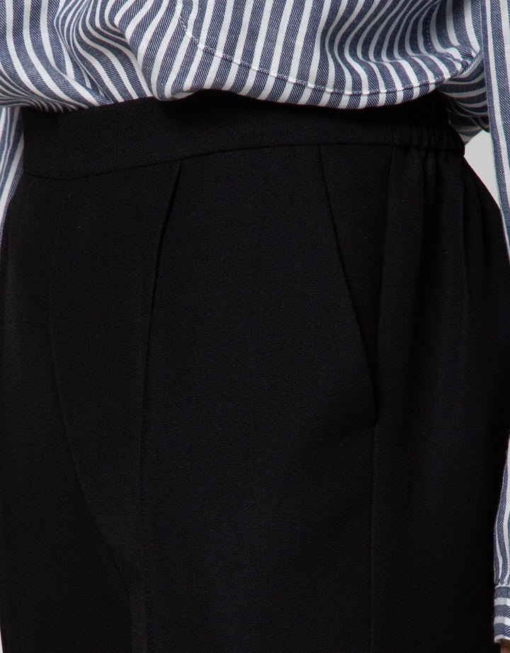 Connexion Ankle Pants With Middle Half Elastic