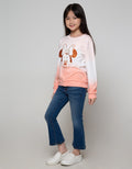 Disney Ombre Minnie Glitter Sweatshirt