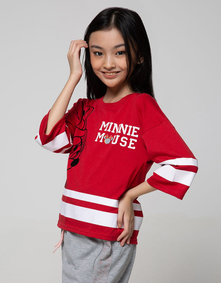 Disney Minnie Red Rules Long Sleeve T-Shirt