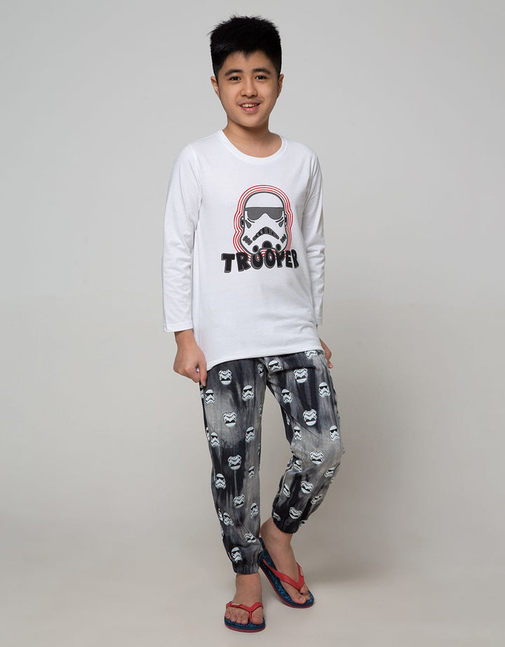 Star Wars Top Bottom Tie Dye Starwars Oblong Pajama Set
