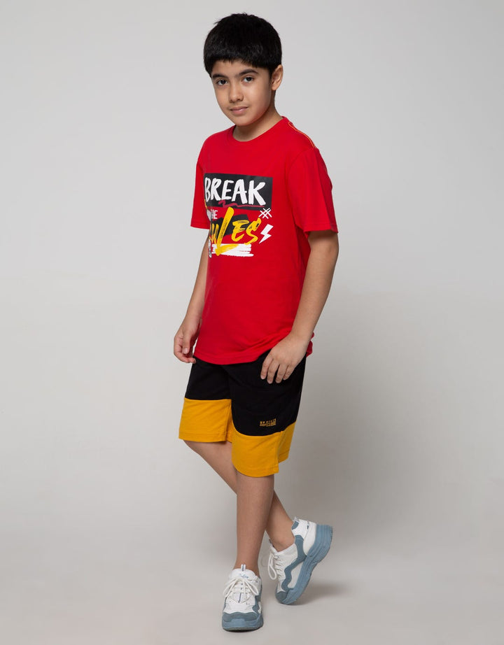 Aero Short Sleeve T-Shirt Newtee Break The Rules