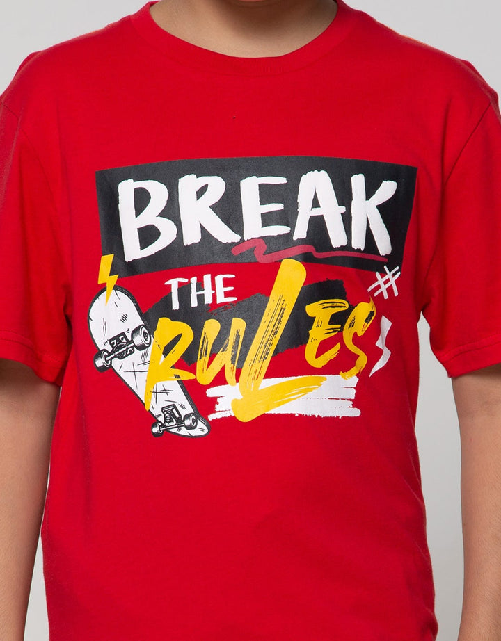 Aero Short Sleeve T-Shirt Newtee Break The Rules