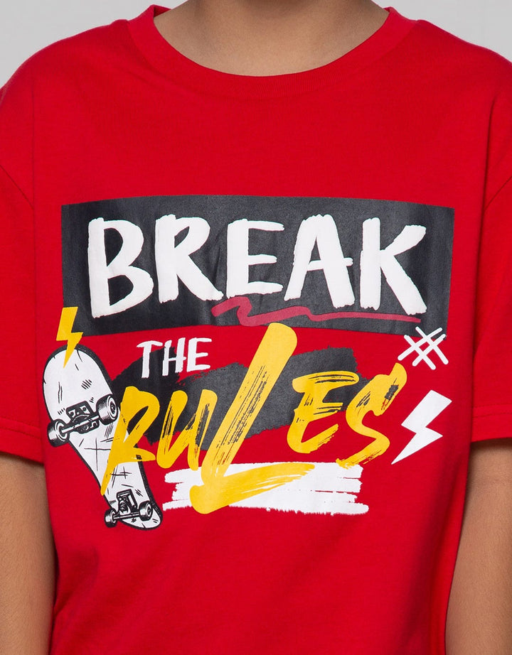 Aero Short Sleeve T-Shirt Newtee Break The Rules