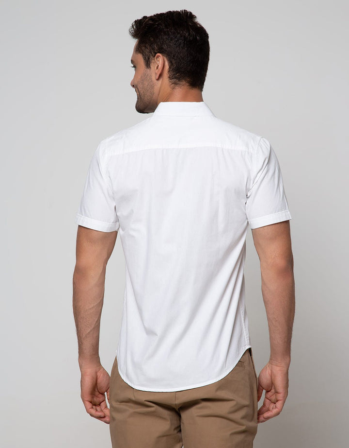 Details Short Sleeve Shirt Poplin Cut N Sewn