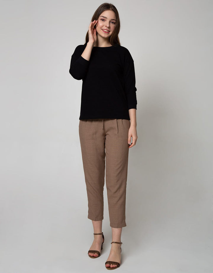 Connexion 3/4 T-Shirt Waffle Plain