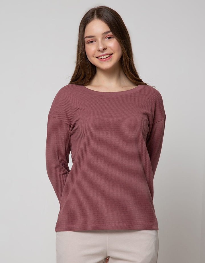 Connexion 3/4 T-Shirt Waffle Plain