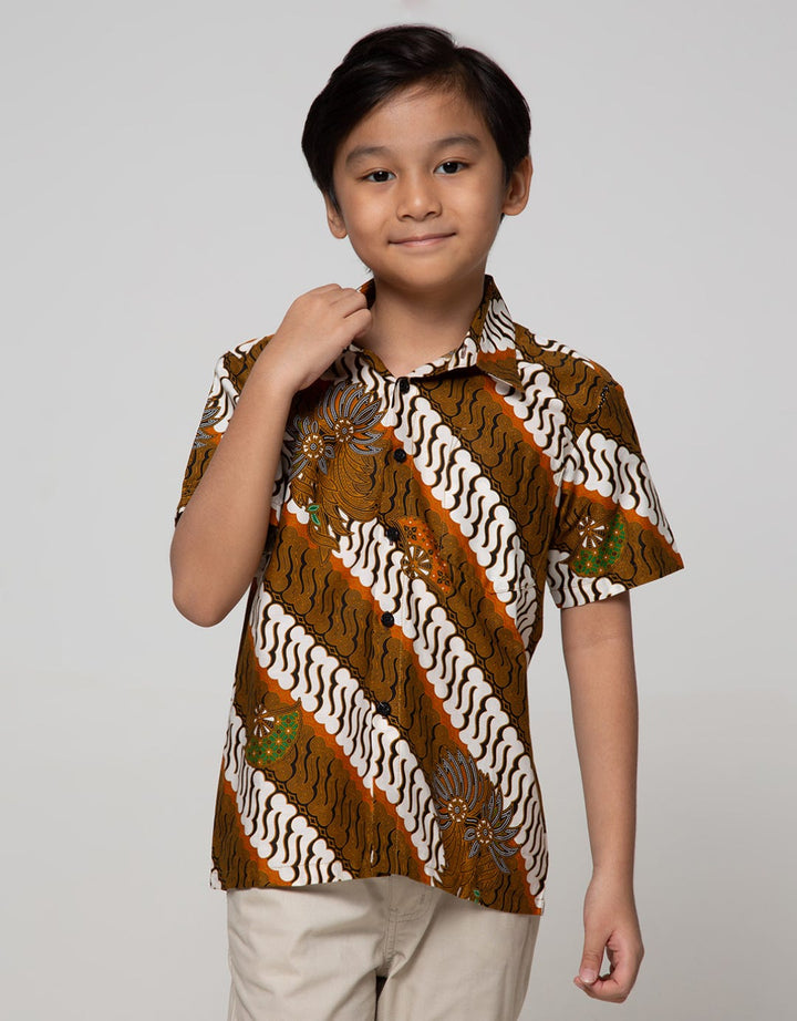 Arjuna Weda Shirt Boy Batik Parang Ukel