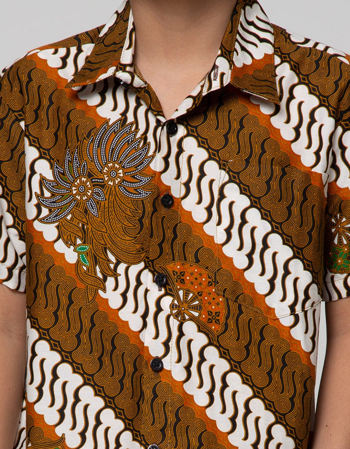 Arjuna Weda Shirt Boy Batik Parang Ukel