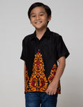 Arjuna Weda Hem Boy Batik Leaf Carving