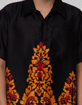 Arjuna Weda Hem Boy Batik Leaf Carving