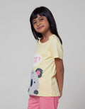 Little M Short Sleeve T-Shirt Animal Head What'S Up Koala