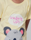 Little M Short Sleeve T-Shirt Animal Head What'S Up Koala