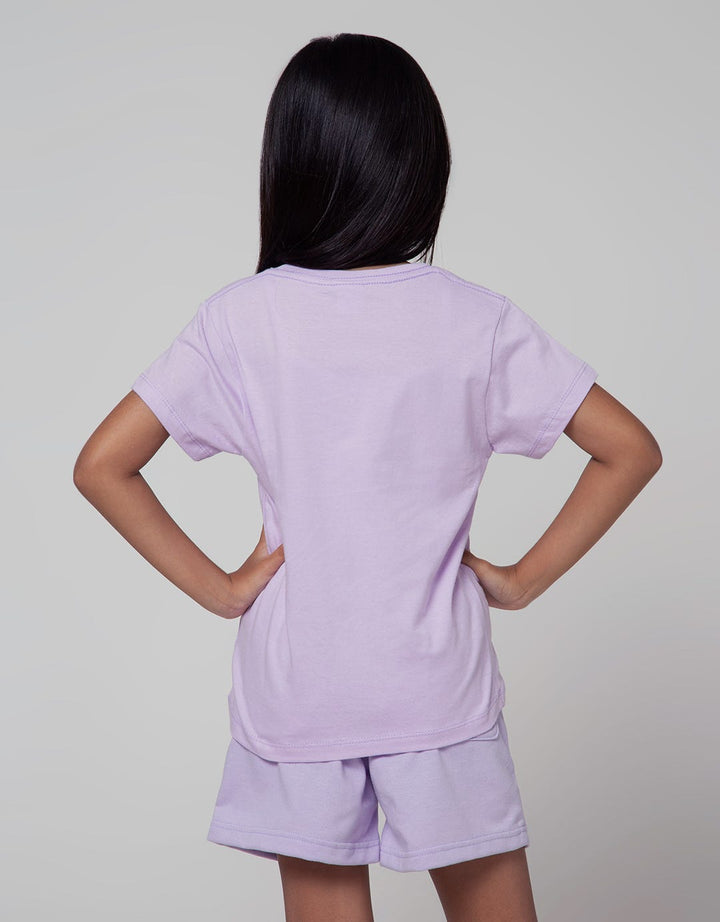 Little M Short Sleeve T-Shirt Basic Animal Head Tiger