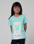 Little M Short Sleeve T-Shirt Animal Head Hola Rabbit