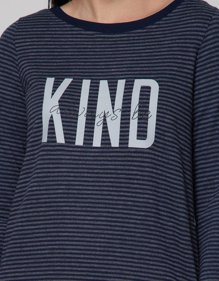 Exit Striped Midi T-Shirt