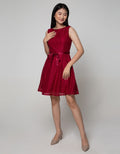 Exit Sabrina Dress With Ribbon Rope