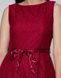 Exit Sabrina Dress With Ribbon Rope