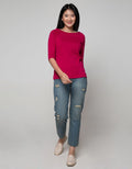 Exit Distressed Rolled Up Crop Denim