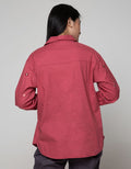 Exit Plain Blouse With Embroidered