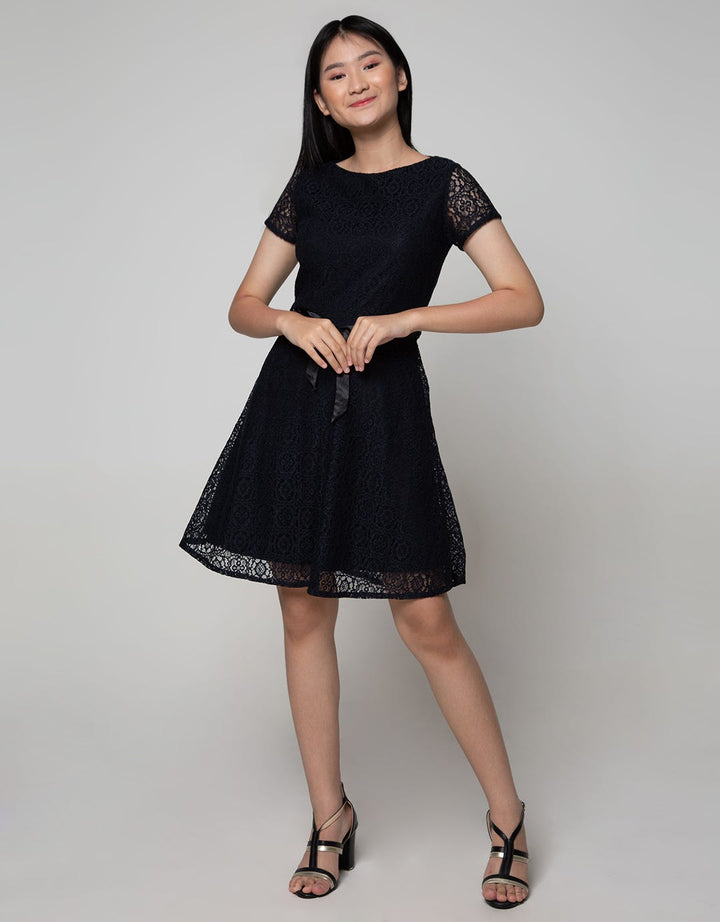 Exit Adelina Sabrina Dress With Tape