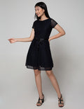 Exit Adelina Sabrina Dress With Tape