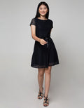Exit Adelina Sabrina Dress With Tape