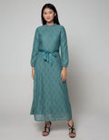 Exit Jessica Longdress with Sateen Belt