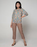 Exit Dava Mid Sleeves With Sabrina Collar