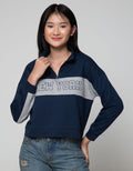 Exit Half Zipped High Neck Sweatshirt