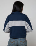 Exit Half Zipped High Neck Sweatshirt