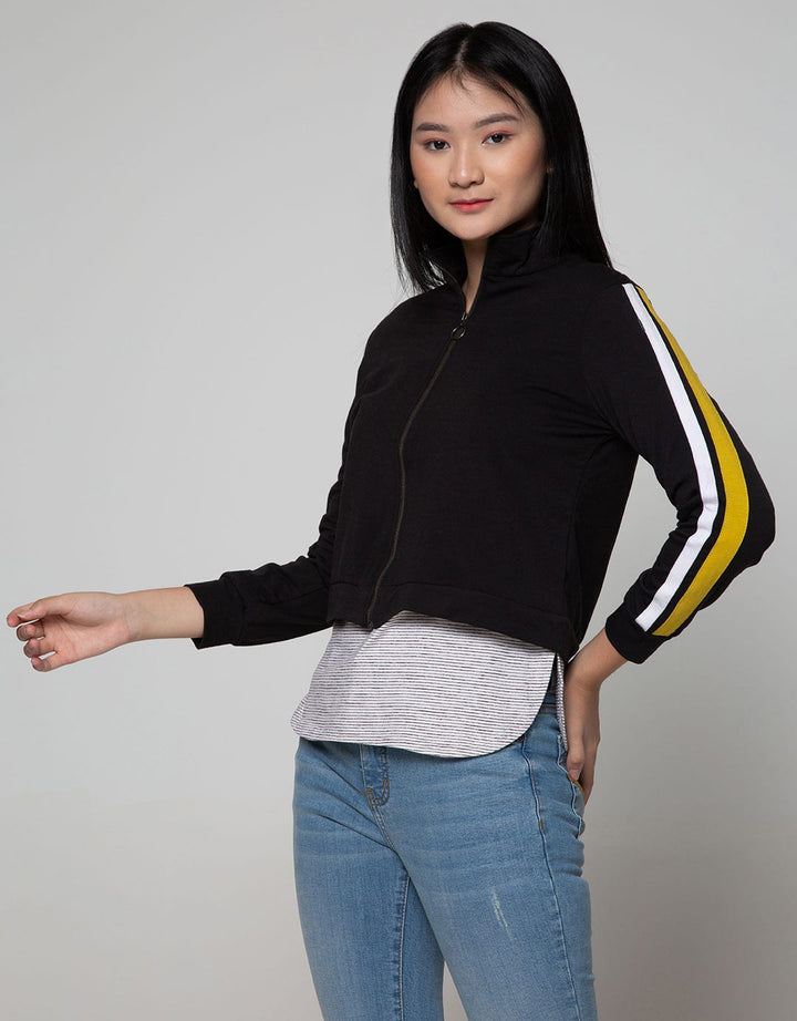 Exit Freya Zipped High Neck Sweatshirt