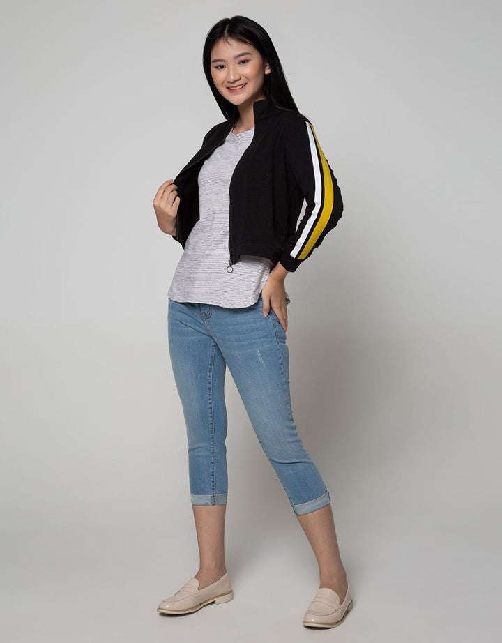 Exit Freya Zipped High Neck Sweatshirt