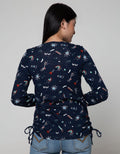 Exit Neva Printed Shirt With Draw String