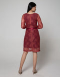 Expand Aalona Brokat With Waist Strap Detail