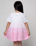 Little M Short Sleeve Midi Dress Daily 4 Tiers Unicorn
