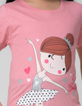 Little M Ballerina Girls T-Shirts Pack of 2