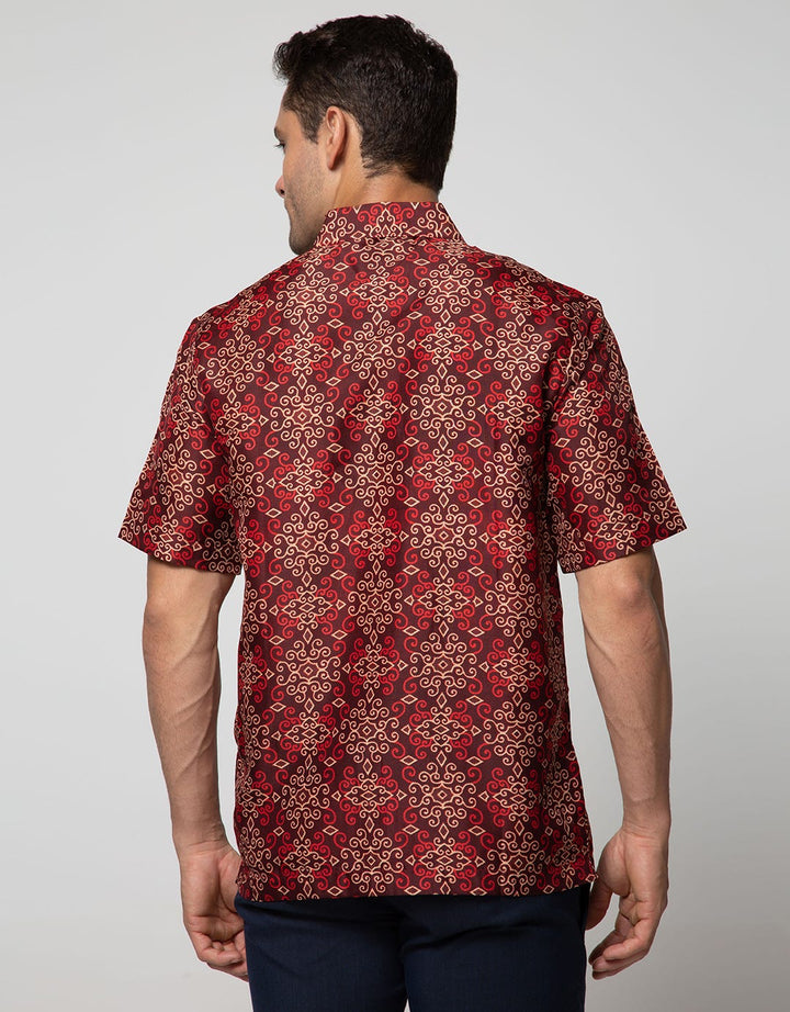 Adikusuma Carved Batik Shirt with Ukel