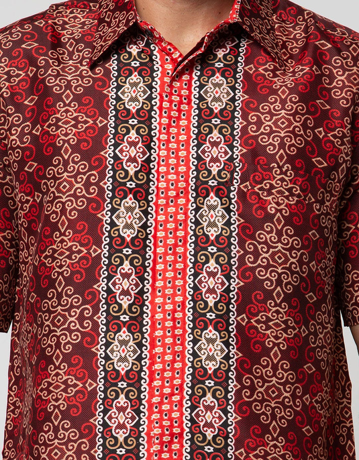 Adikusuma Carved Batik Shirt with Ukel