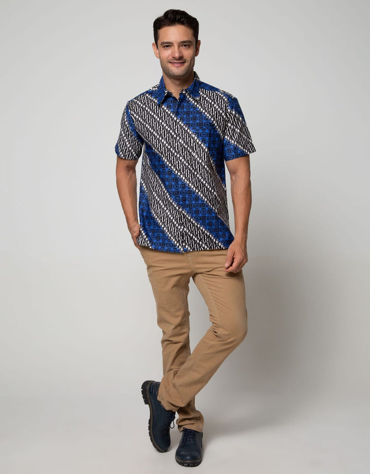 Arjuna Weda Batik Shirt Parang Seling
