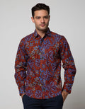 Arjuna Weda Body Fit Sawat Nitik Rentes Men's Shirt