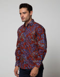 Arjuna Weda Body Fit Sawat Nitik Rentes Men's Shirt
