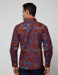 Arjuna Weda Body Fit Sawat Nitik Rentes Men's Shirt