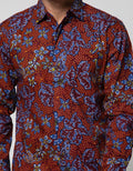 Arjuna Weda Body Fit Sawat Nitik Rentes Men's Shirt