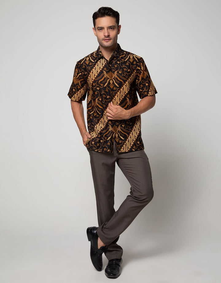 Arjuna Weda Shirt Batik Lereng Pisan Bali